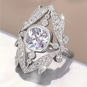 Art Nouveau Retro style Ring